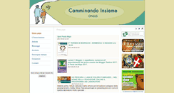 Desktop Screenshot of camminando-insieme.it